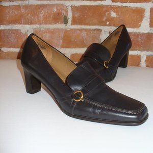 Vintage Casual Corner Stacked Heeled Loafer SIze 7 M